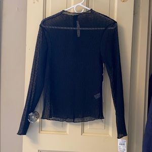 See through Black top